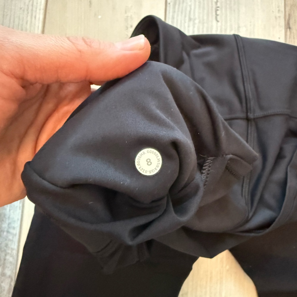 Lululemon Athletica Fast and Free Tight 25”, Black sz8, NEW W/O TAGS - Picture 3 of 3